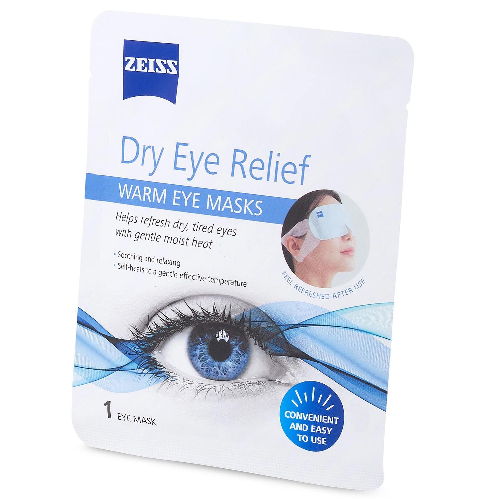Packaging of ZEISS Warm Eye Mask.