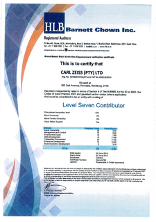 Preview image of BBBEE Certificate