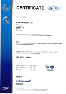 Preview image of ISO 9001 : 2008 Certificate
